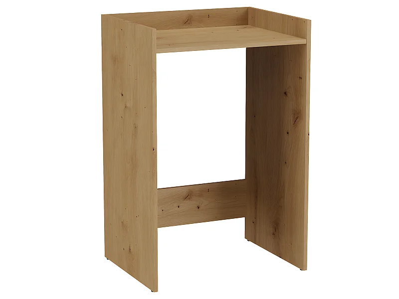 COMO - Meuble de rangement pour machine à laver - Meuble SDB - 64x50x97.5 cm - Buanderie