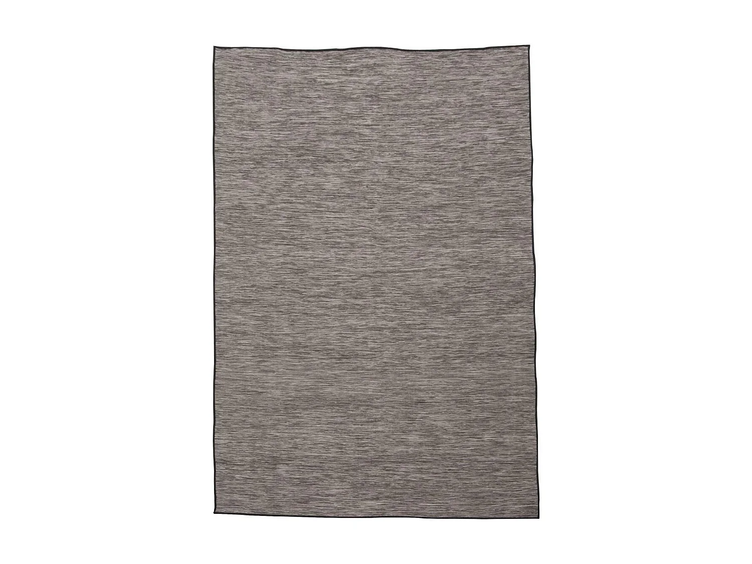 Tapis extérieur 160x220 tissé kilim gris foncé CHINAIO
