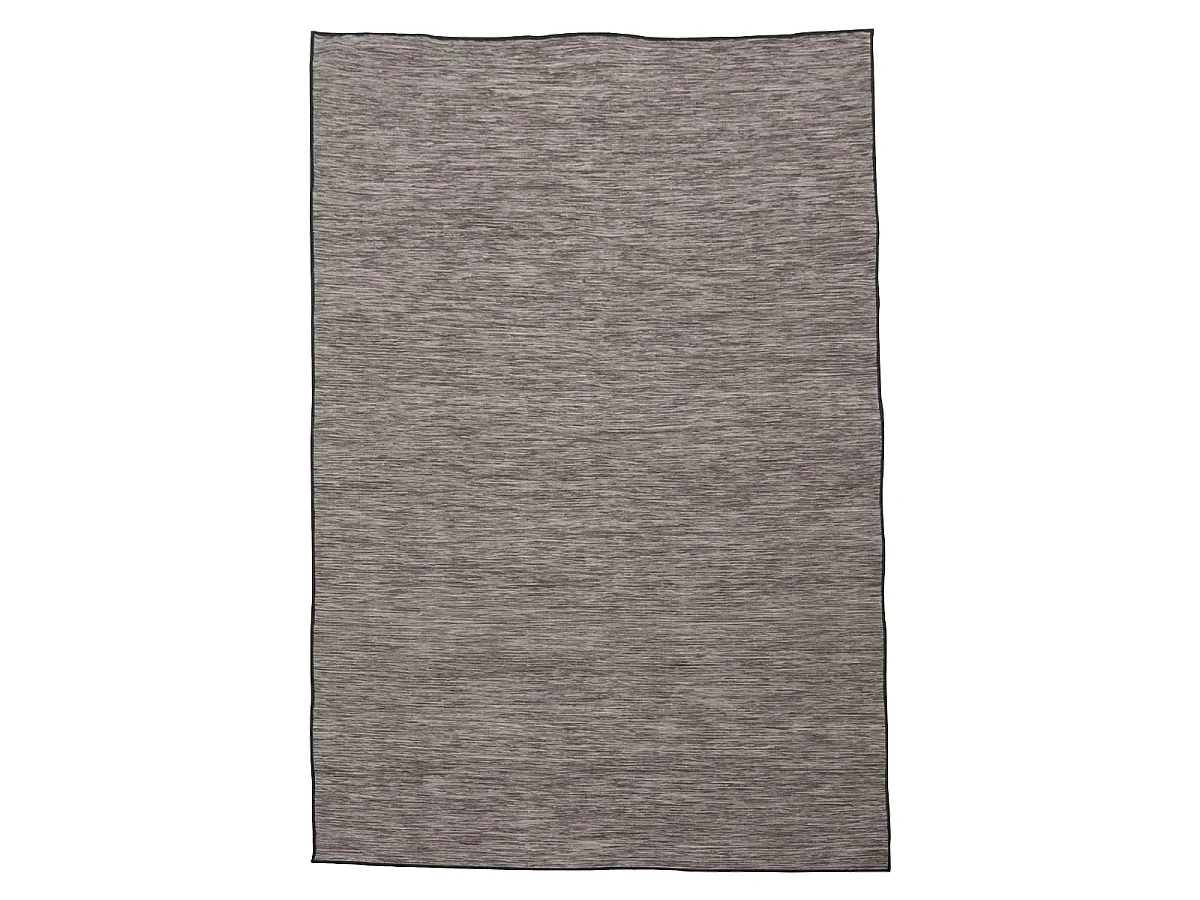 Tappeto da esterno 160x220 tessuto kilim grigio scuro CHINAIO