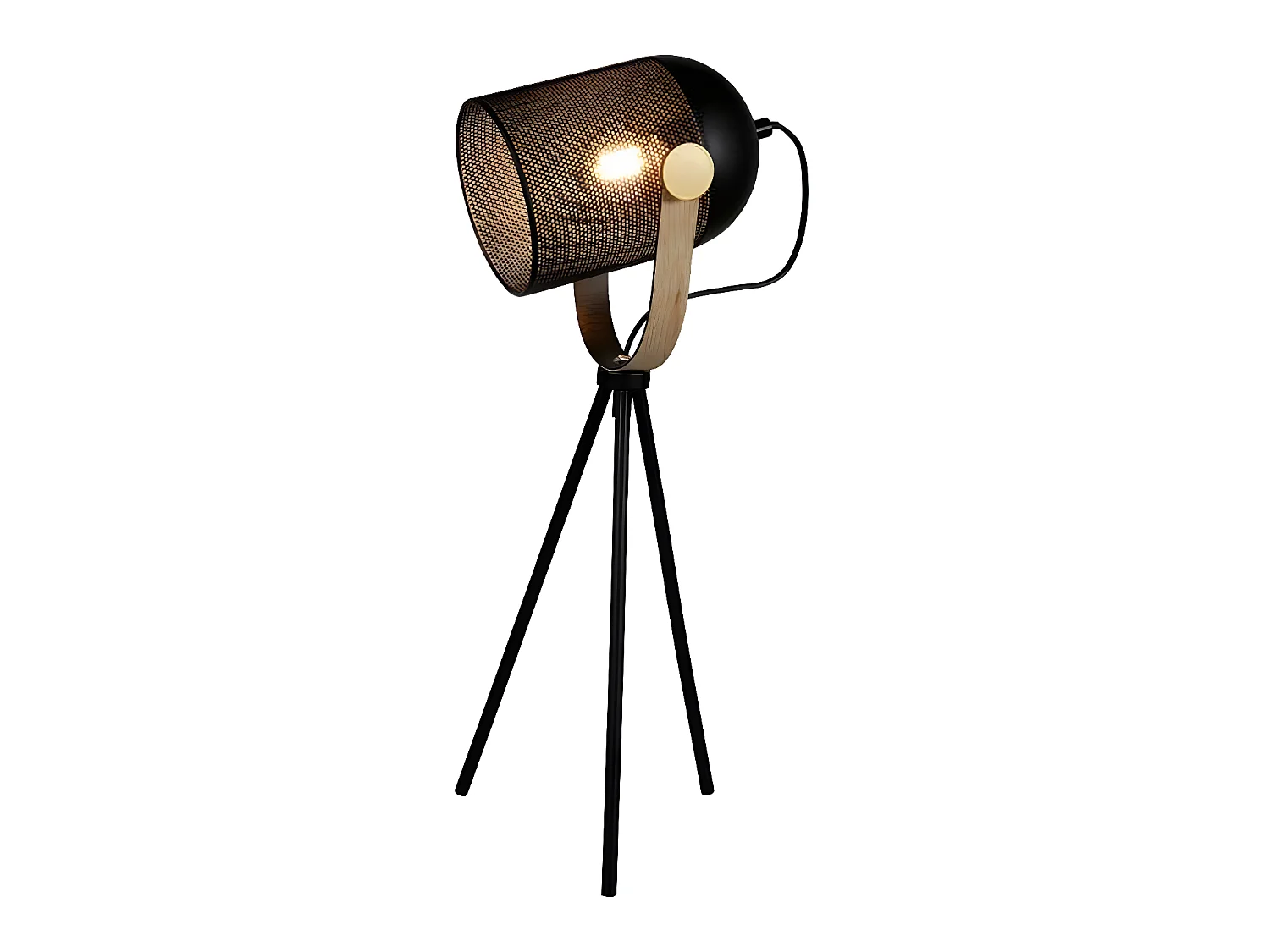 Lampe Spot Trépied En Métal - Ostaria