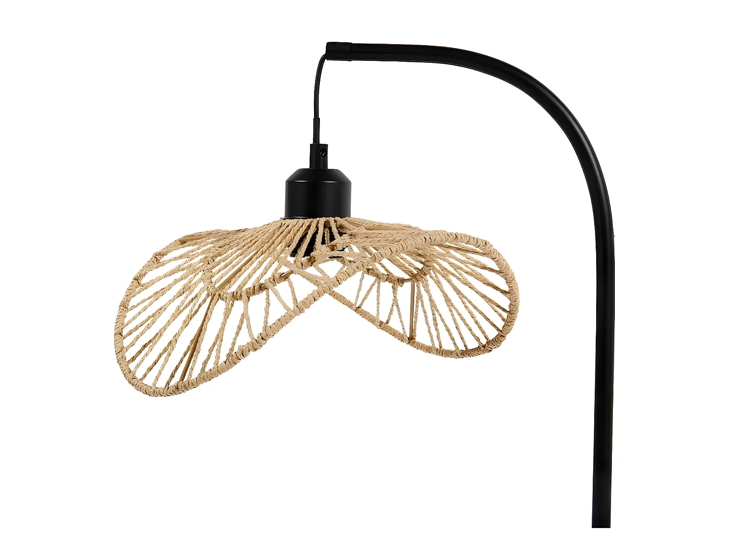 Lampe corde et métal Ozana - Ostaria