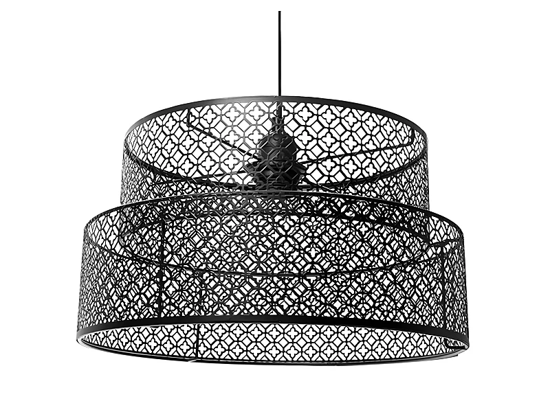 Suspension Gigogne En Métal Motif Fleur - Ostaria