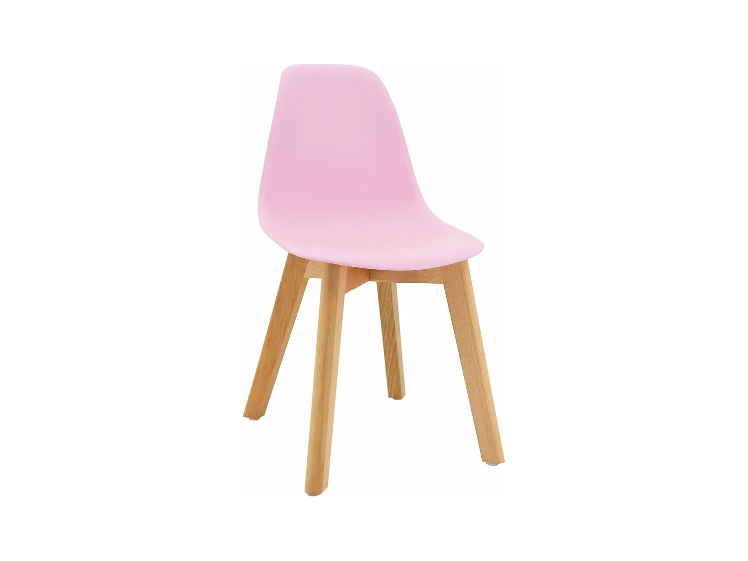 Chaise enfant polypropylène et bois