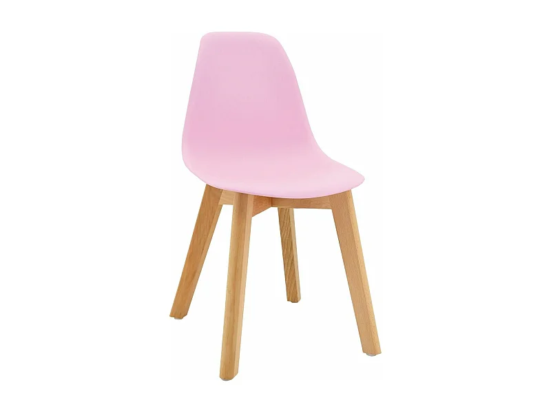 Chaise enfant polypropylène et bois