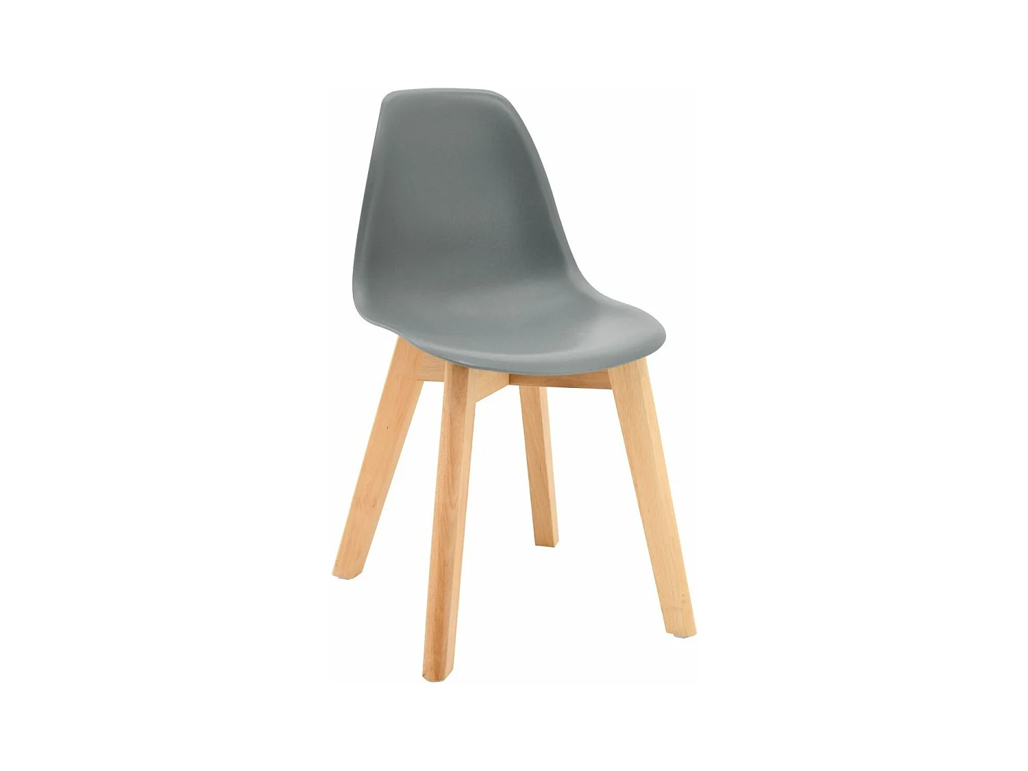 Chaise enfant polypropylène et bois