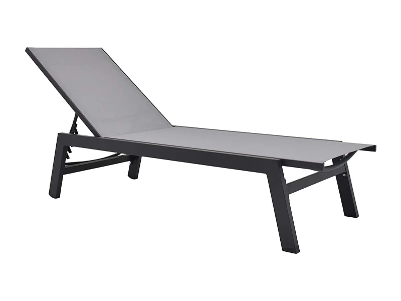 Bain de soleil en aluminium avec pied pliant CESENA