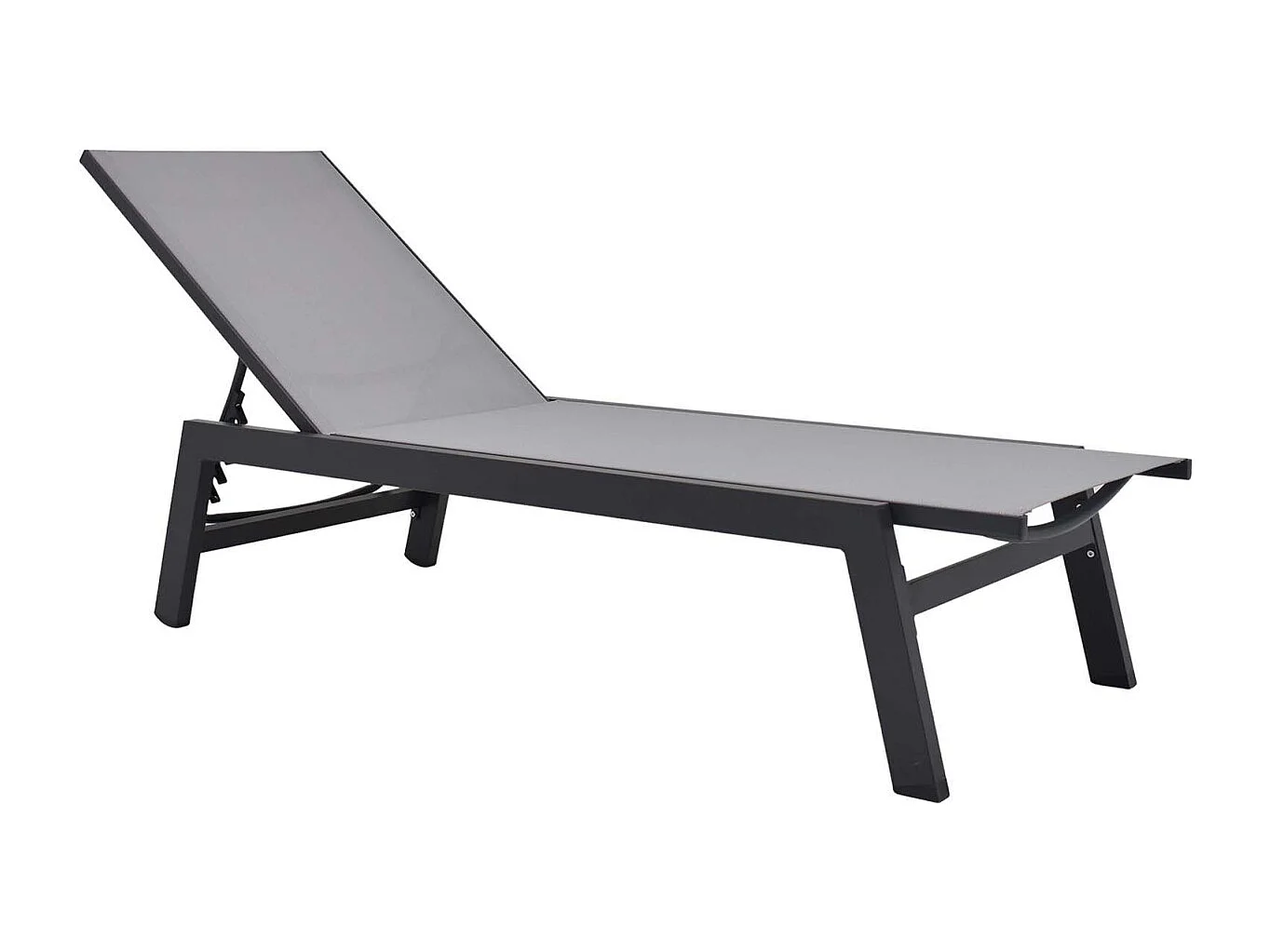 Bain de soleil en aluminium avec pied pliant CESENA