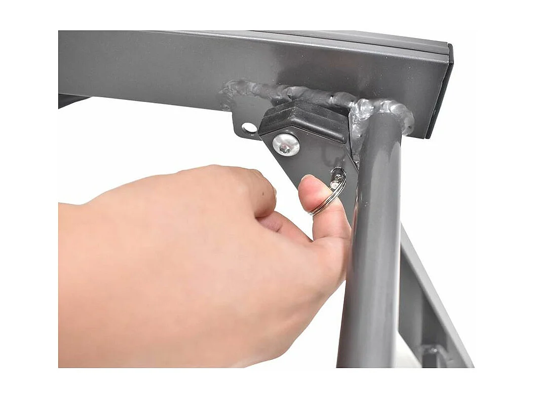 Bain de soleil en aluminium avec pied pliant CESENA