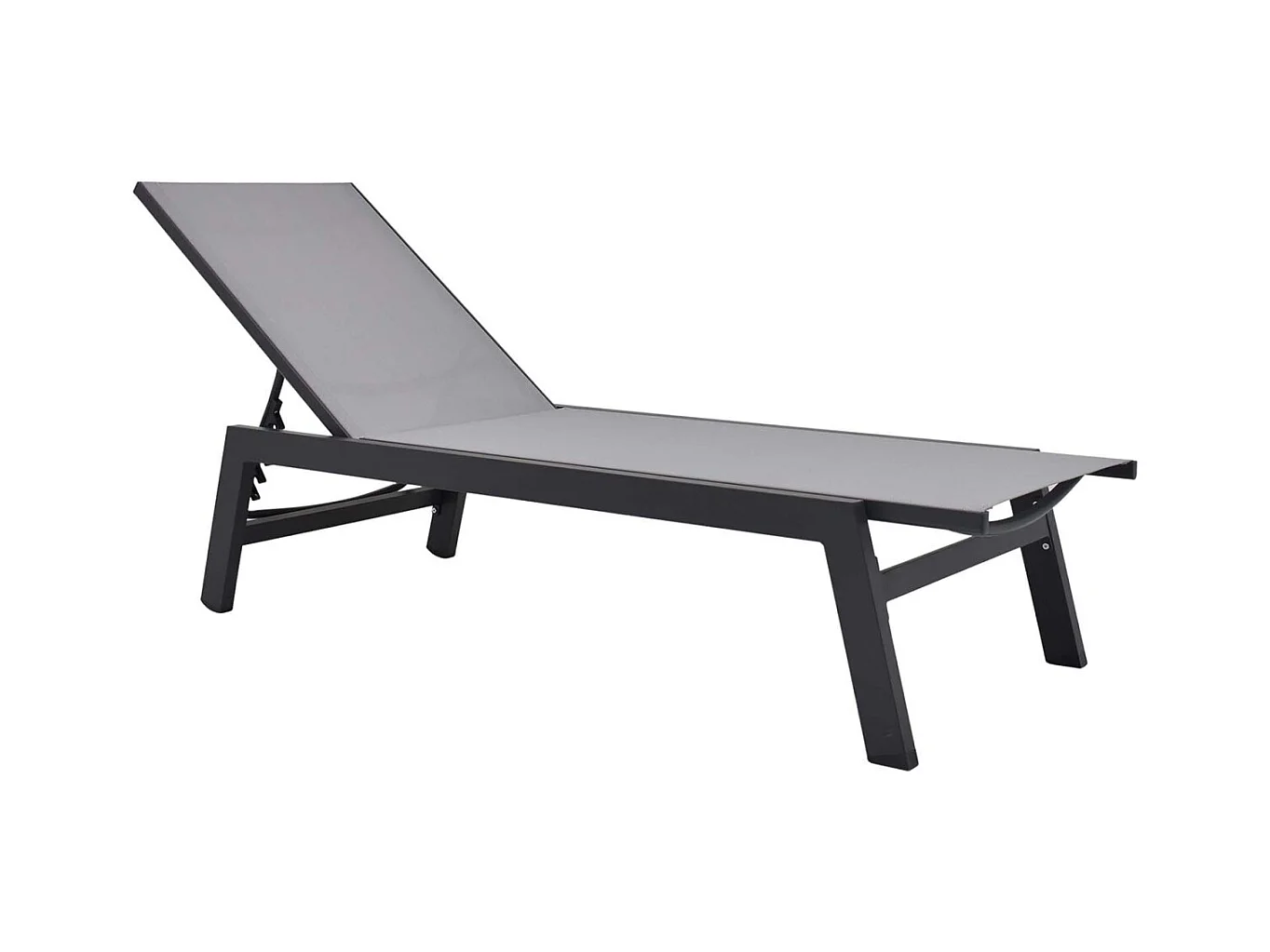 Bain de soleil en aluminium avec pied pliant CESENA