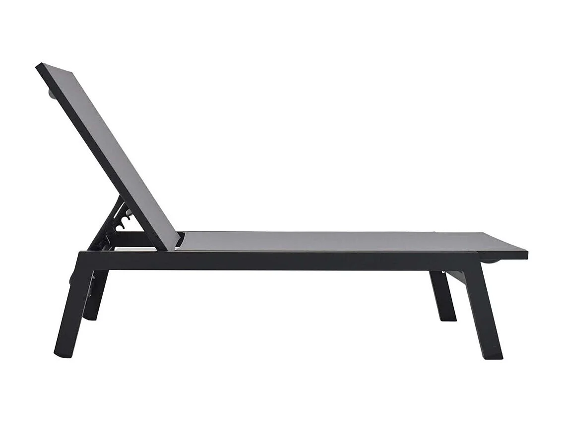 Bain de soleil en aluminium avec pied pliant CESENA