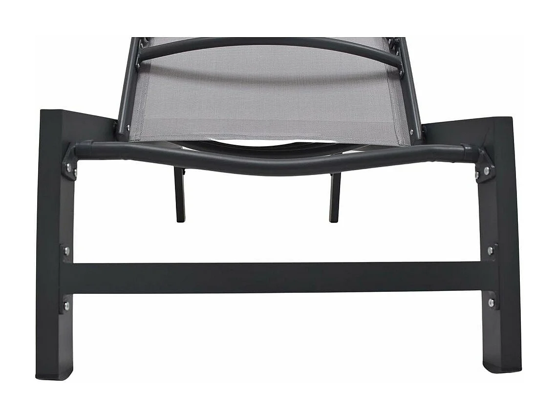 Bain de soleil en aluminium avec pied pliant CESENA