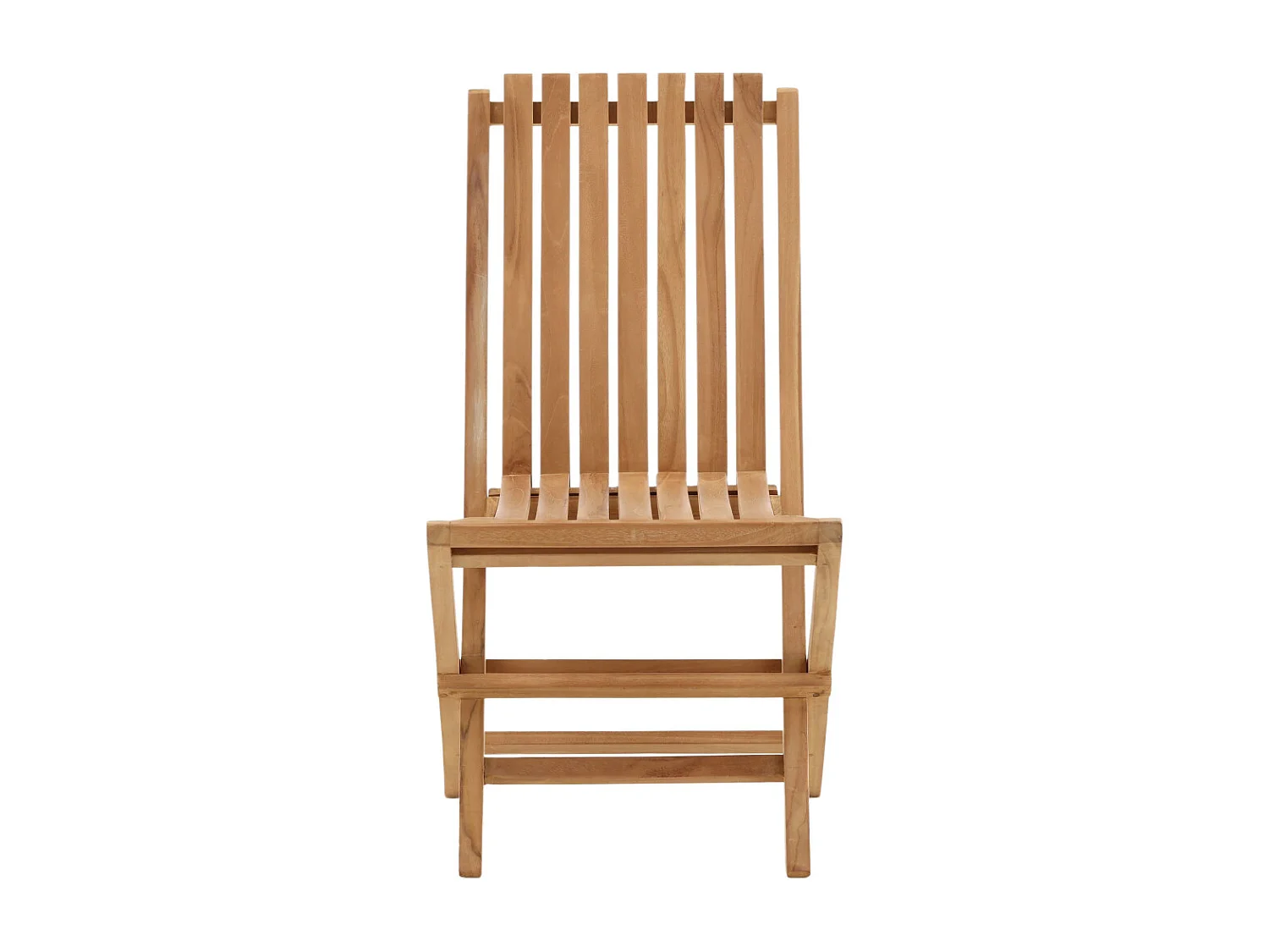 Chaise de Jardin en Teck "Ghana" 98cm Naturel