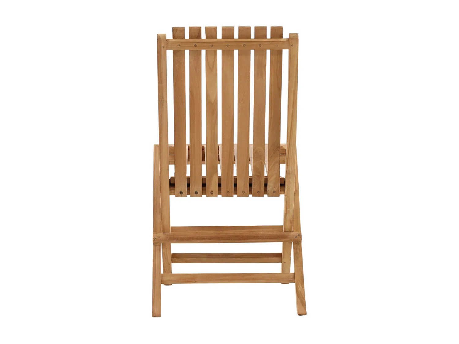 Chaise de Jardin en Teck "Ghana" 98cm Naturel