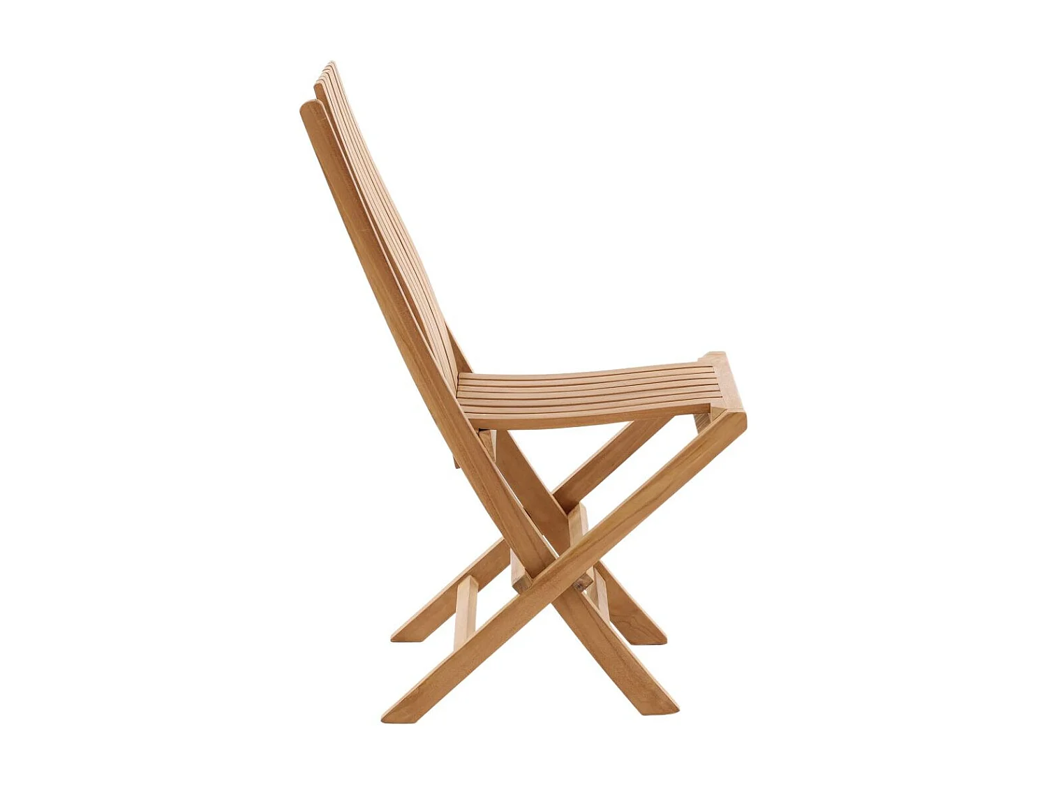 Chaise de Jardin en Teck "Ghana" 98cm Naturel