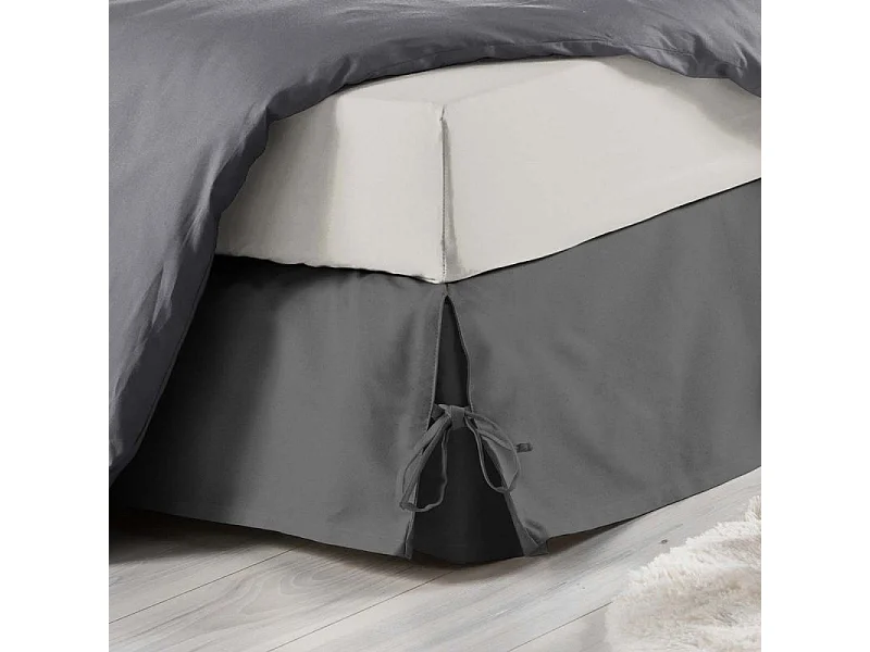 Cache Sommier "Sommina" 160x200cm Anthracite