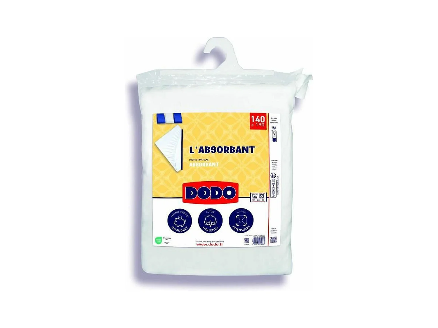 Protège matelas absorbant - 140 x 190 cm - Polyester