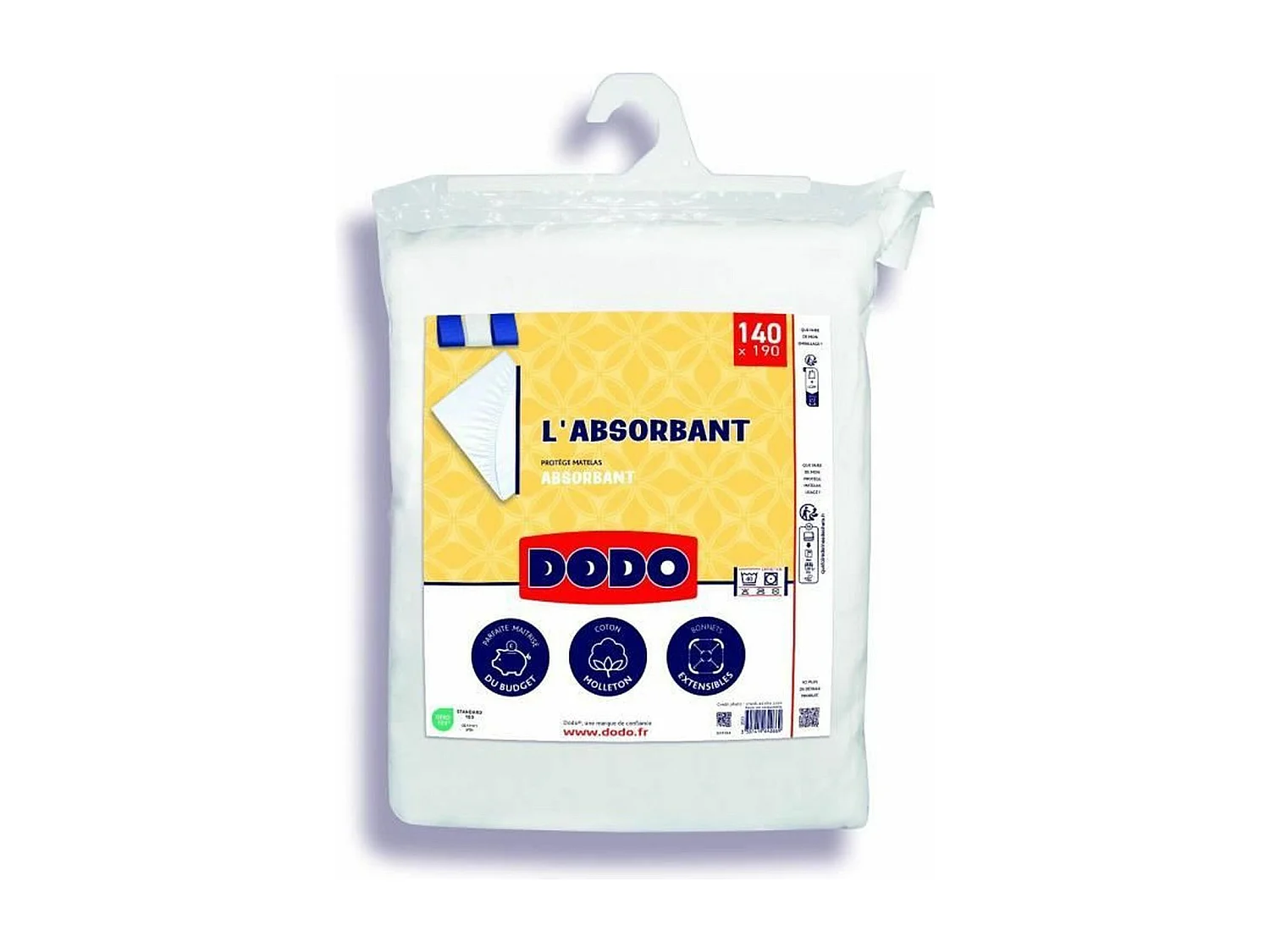 Protège matelas absorbant - 140 x 190 cm - Polyester