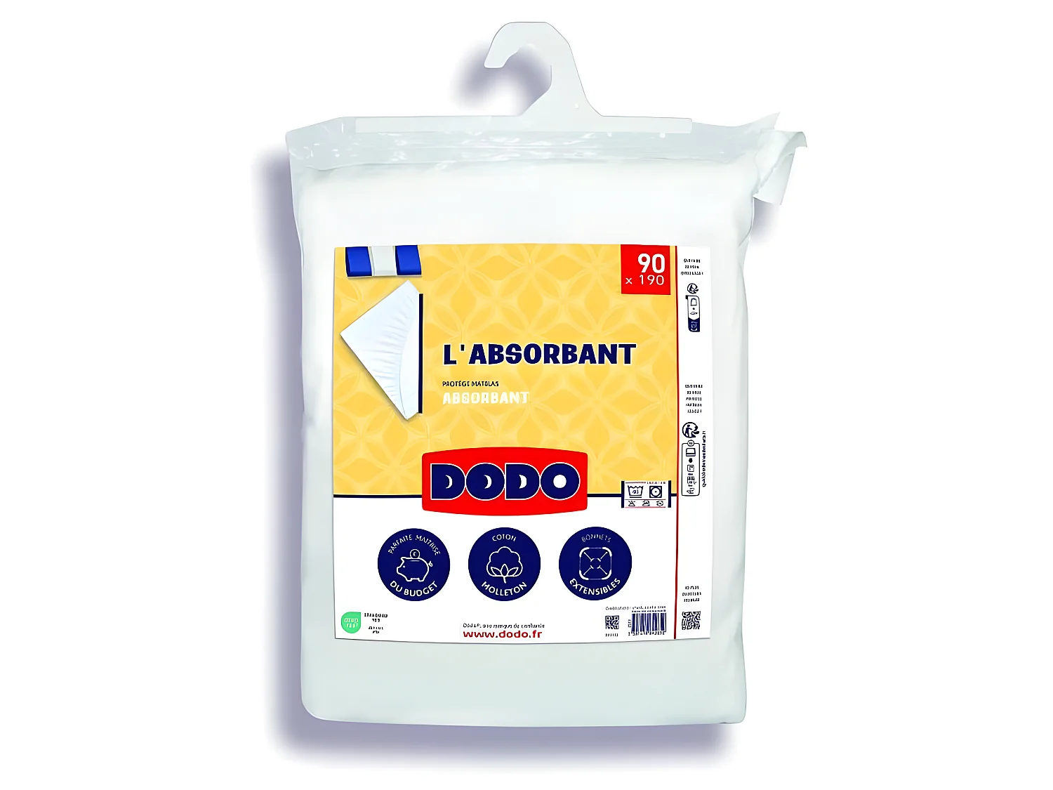 Protege matelas absorbant - 90x190 cm - Polyester