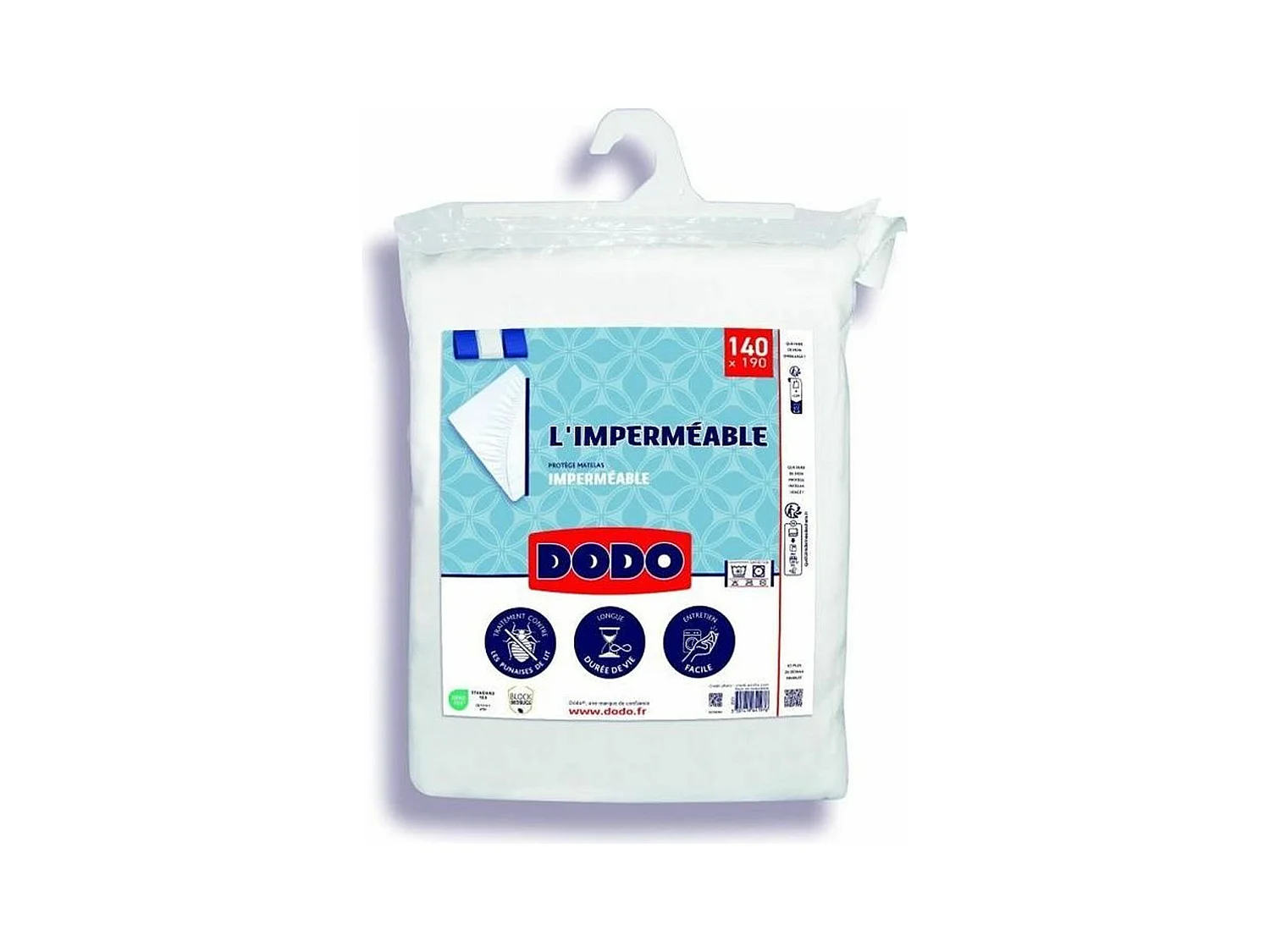 Protege matelas imperméable coton/polyester 140 x 190 cm