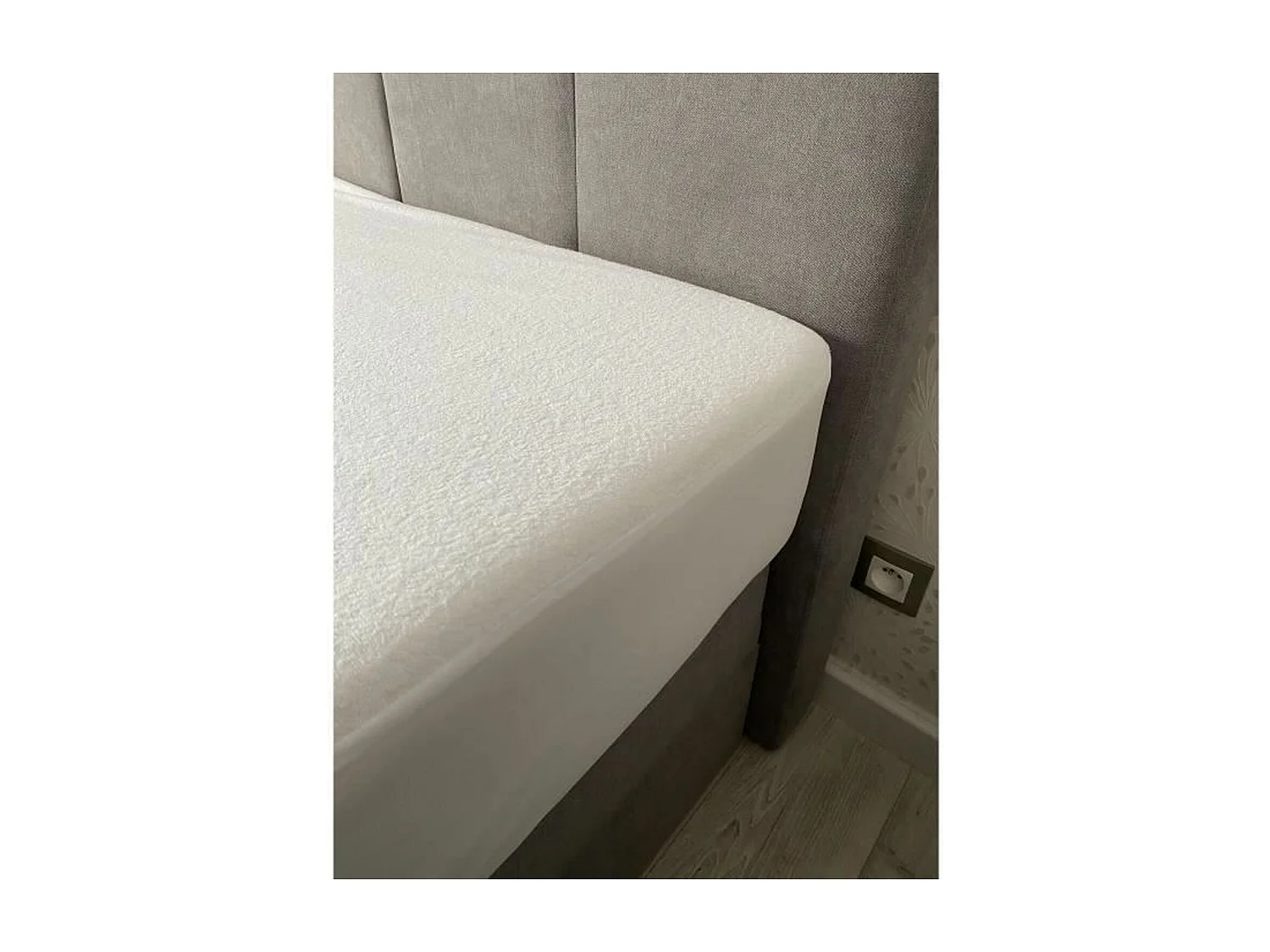 Protège matelas imperméable coton/polyester 160 x 200 cm