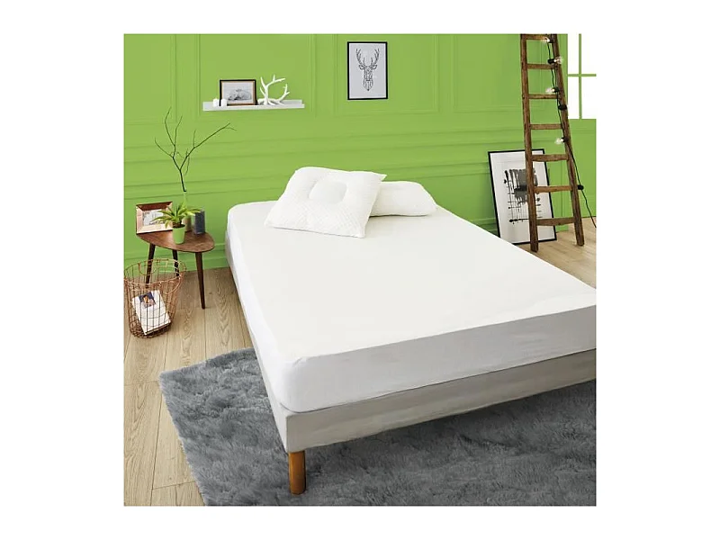 Protège-matelas 100% coton SWEETHOME - Anti-acariens - Doux et confortable - 140x190 /200 cm