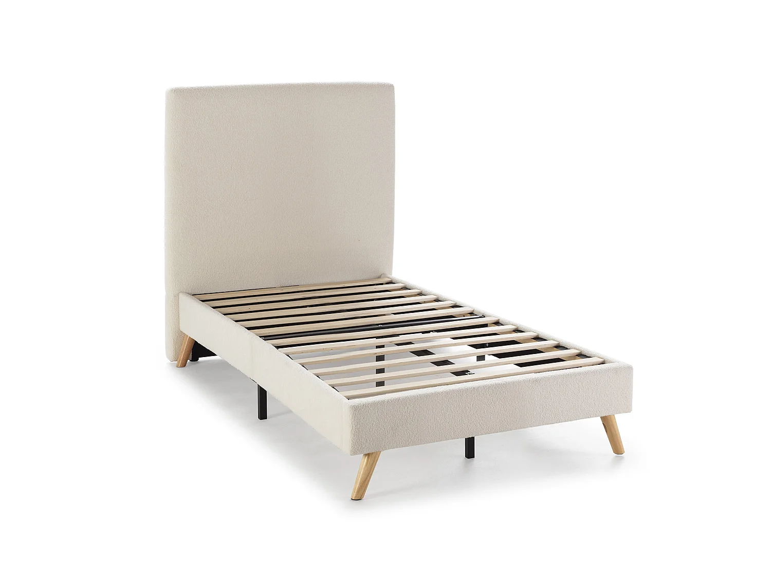 Gestoffeerd bedframe Mist 90x190 cm