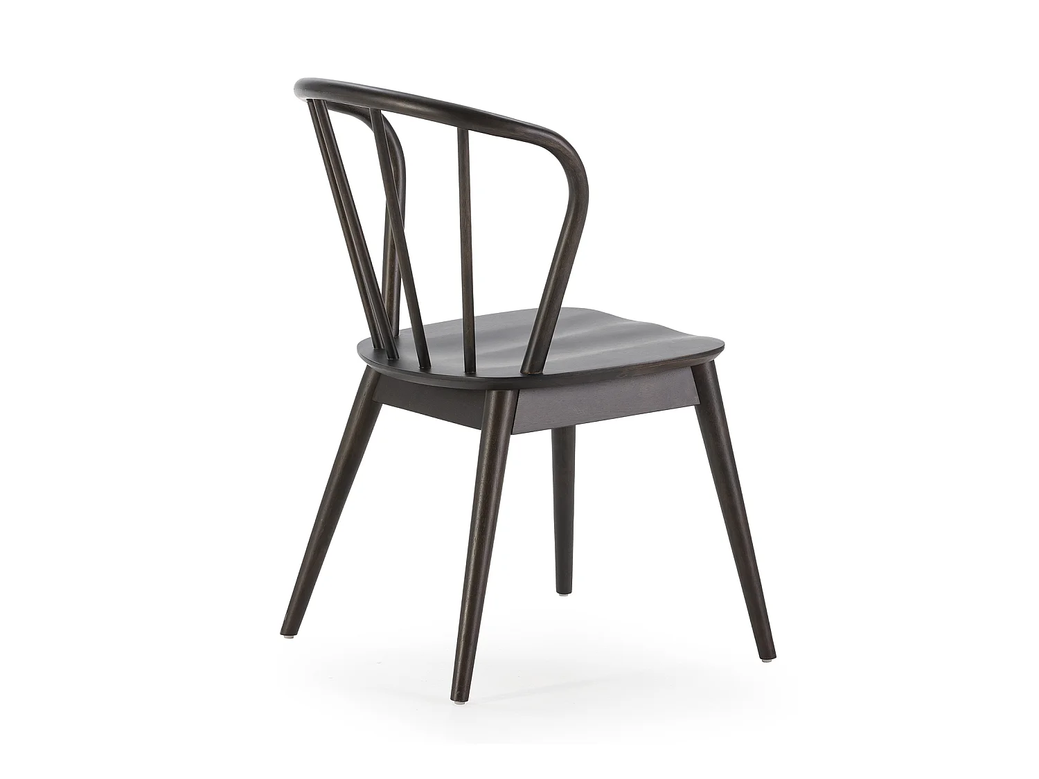 Pack 2 chaises Brisa en bois coleur noir