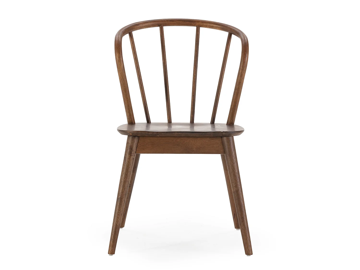 Pack 2 sedie Brisa color noce, legno massello