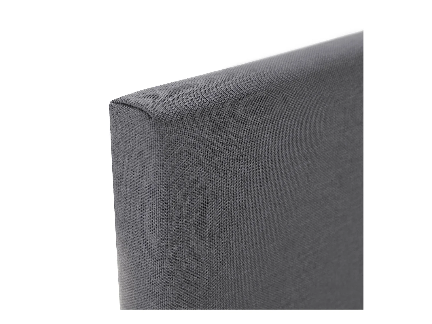 Tête de lit Aura recouverte de tissu Gris Foncé 160x60 cm