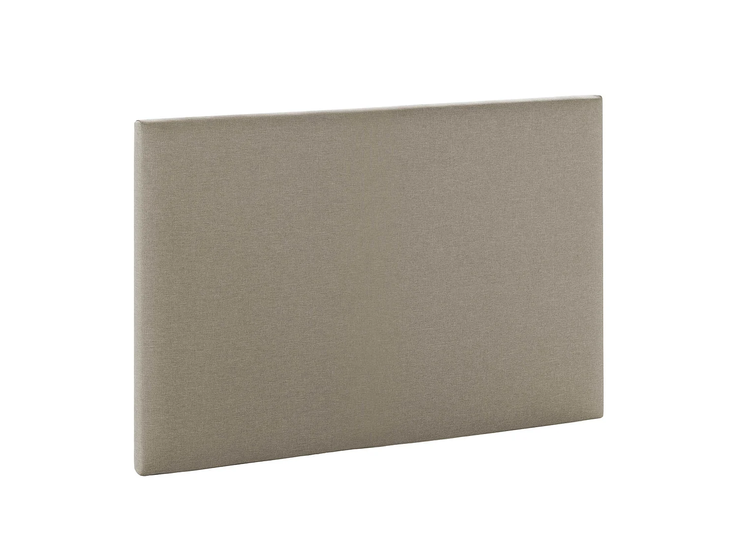 Tête de lit Aura tapissée en tissu Beige 90x60 cm
