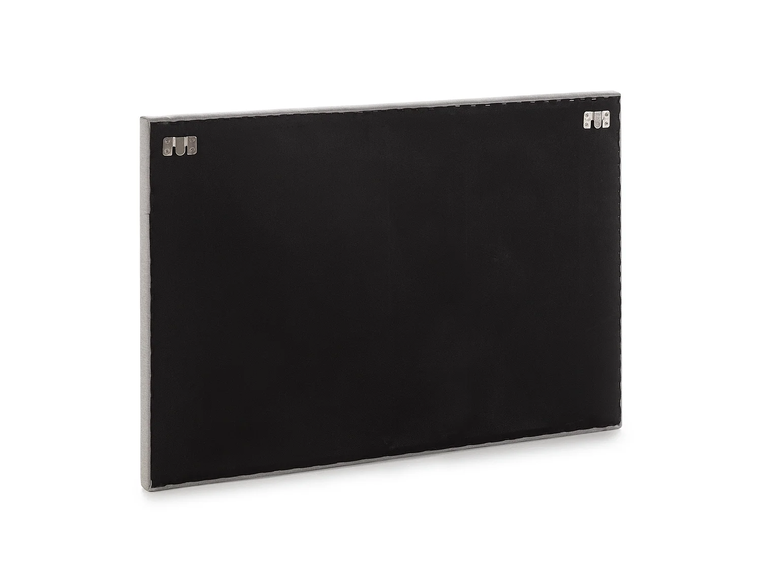 Tête de lit Aura recouverte de tissu Gris Clair 90x60 cm