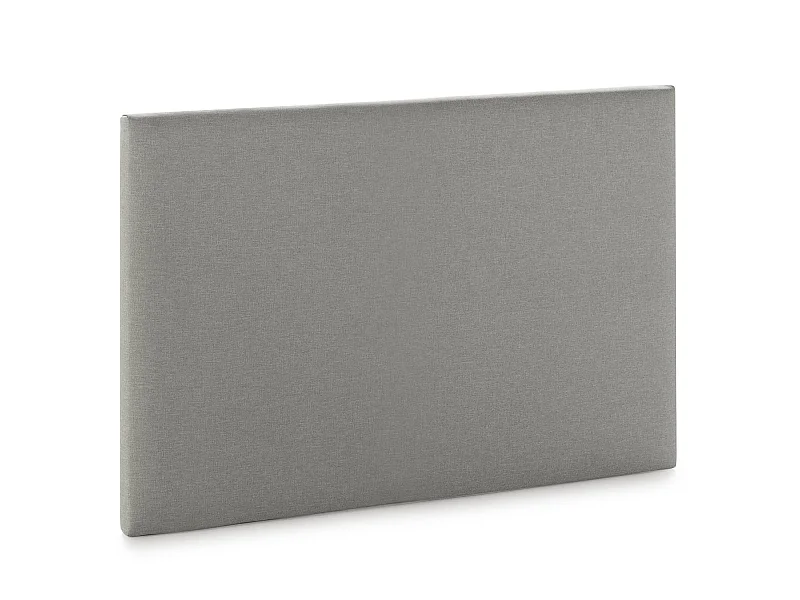 Tête de lit Aura recouverte de tissu Gris Clair 90x60 cm