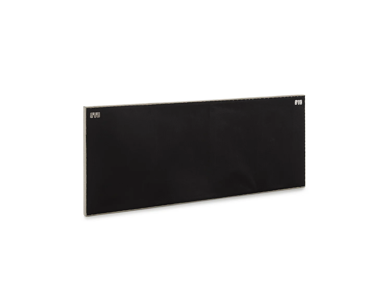 Tête de lit Aura tapissée en tissu Beige 160x60 cm