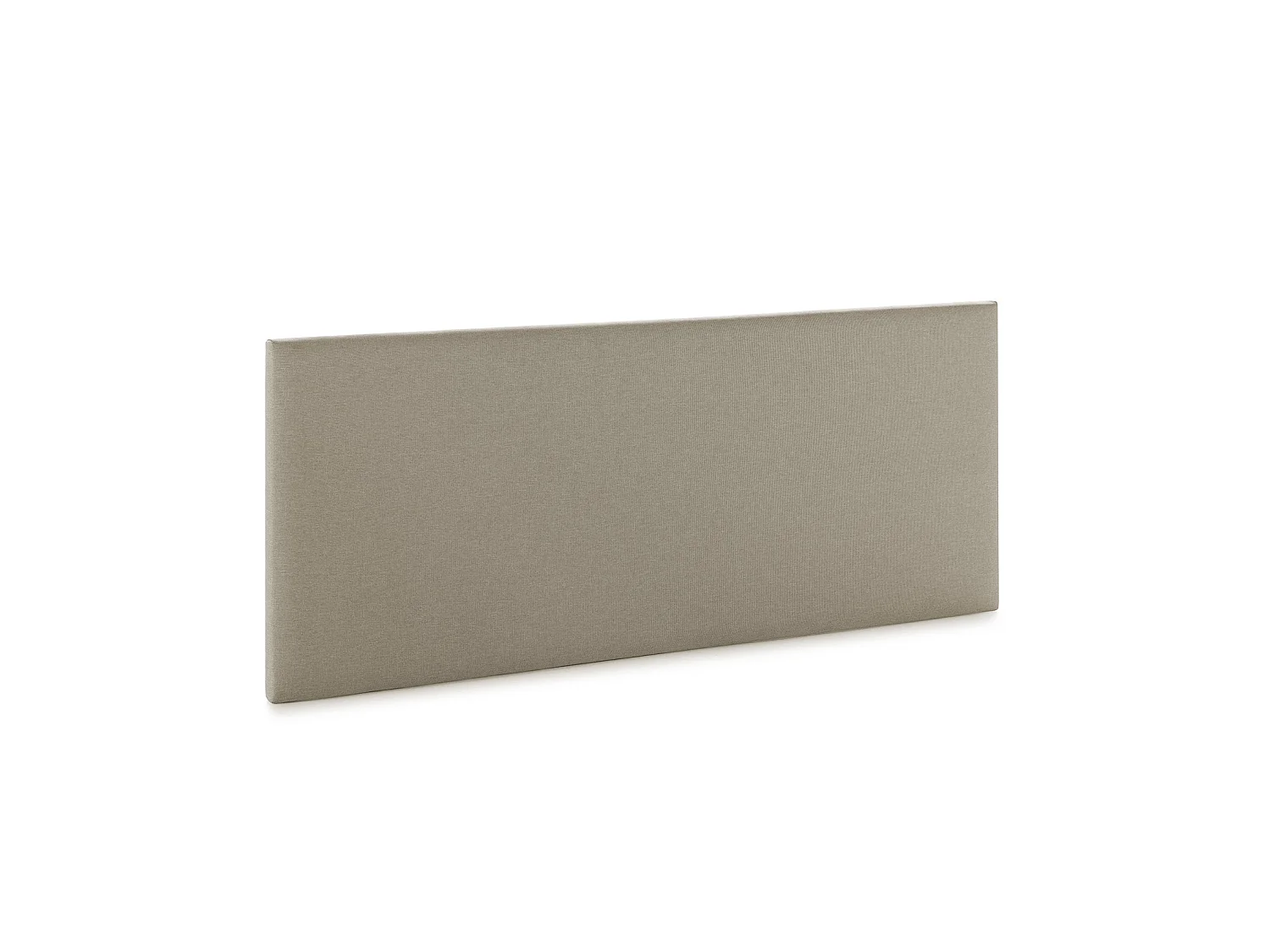 Tête de lit Aura tapissée en tissu Beige 140x60 cm