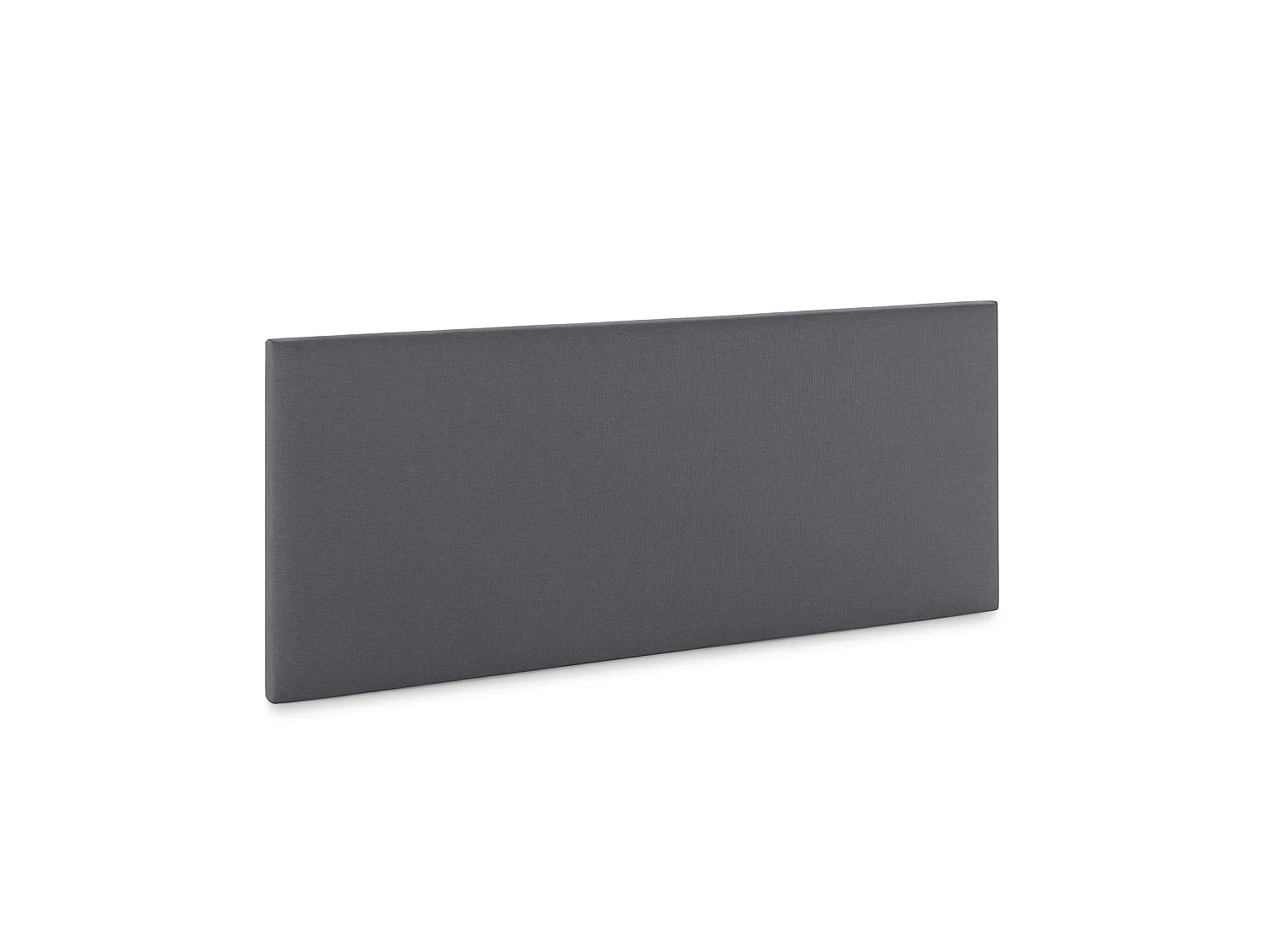 Tête de lit Aura recouverte de tissu Gris Foncé 150x60 cm