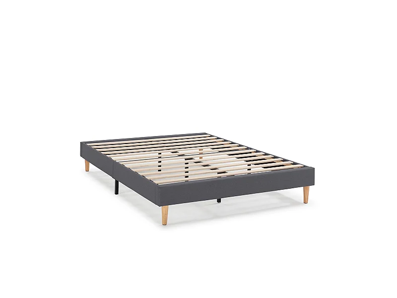 Polsterbett Aroma 160x200 cm, Dunkelgrau