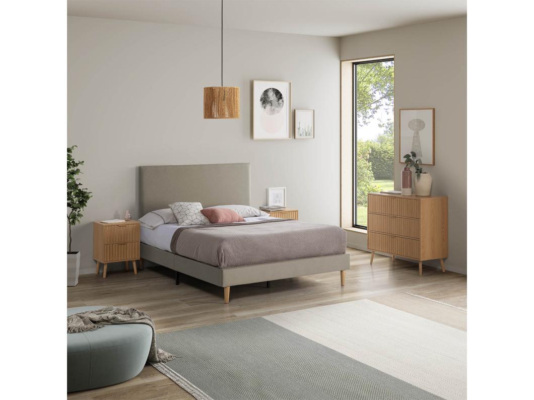 Beklede basis Aura 140x190 cm Beige