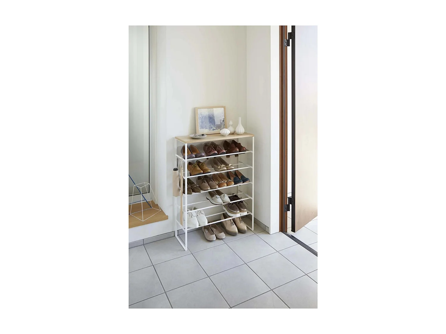 Rangement à chaussures 6 niveaux - H25 cm