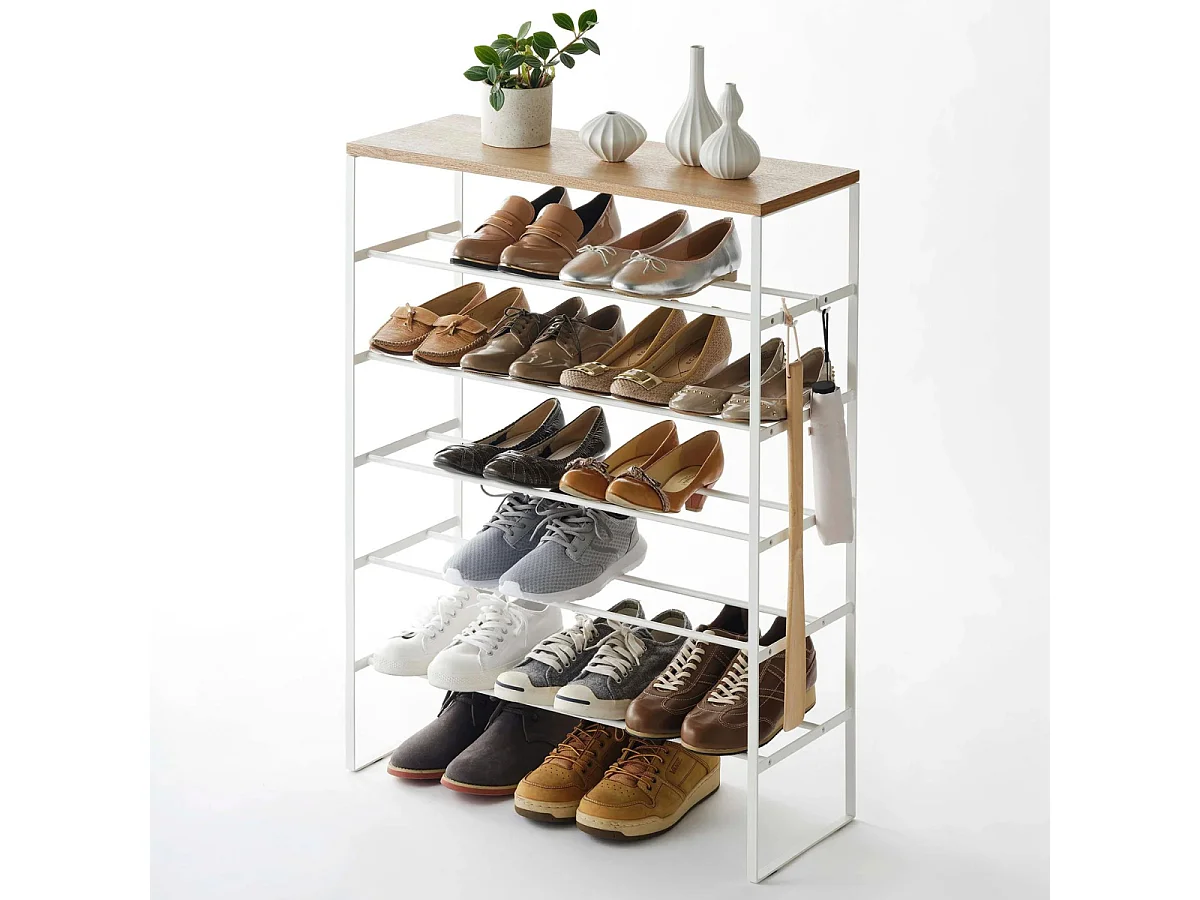 Rangement à chaussures 6 niveaux - H25 cm