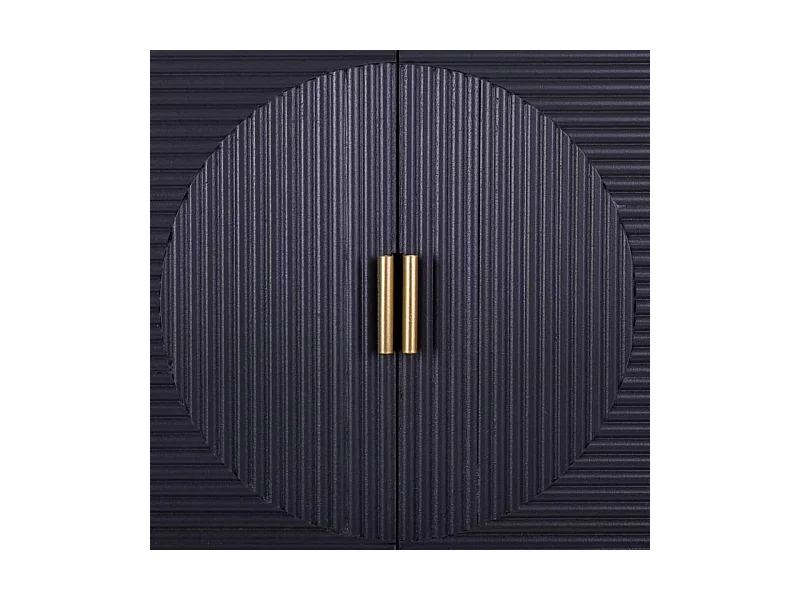 Dunkelgrauer Holzschrank 62x36,5x118h cm