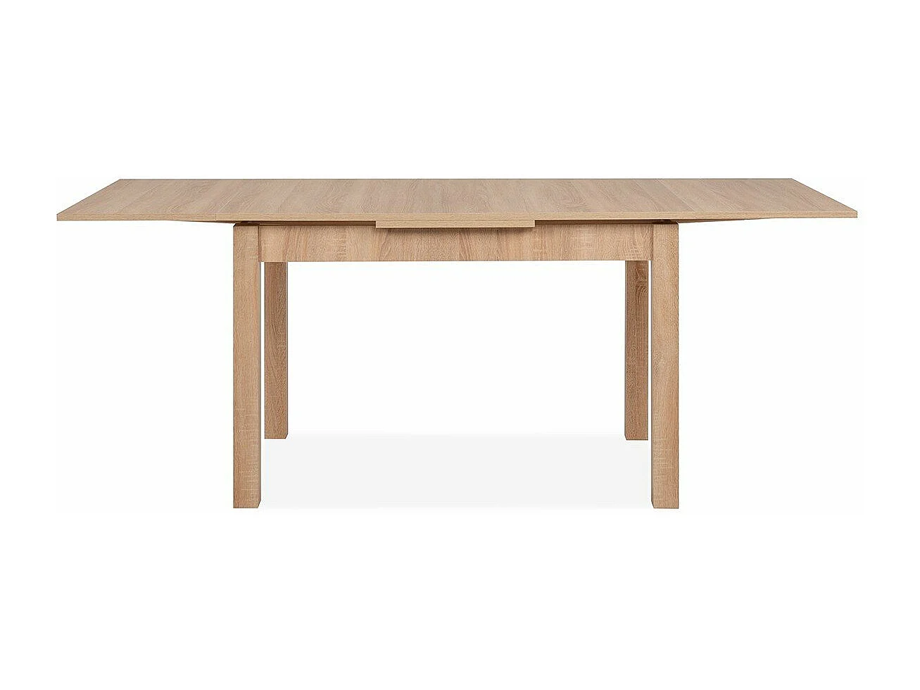Table à manger extensible décor chêne sonoma L120-200 cm - LONGFORD
