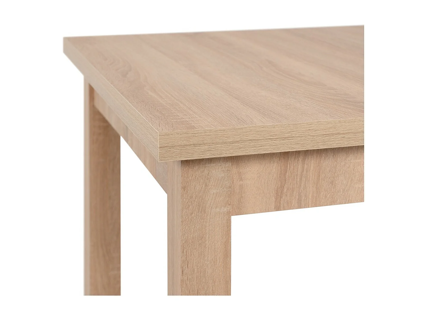 Table à manger extensible décor chêne sonoma L120-200 cm - LONGFORD