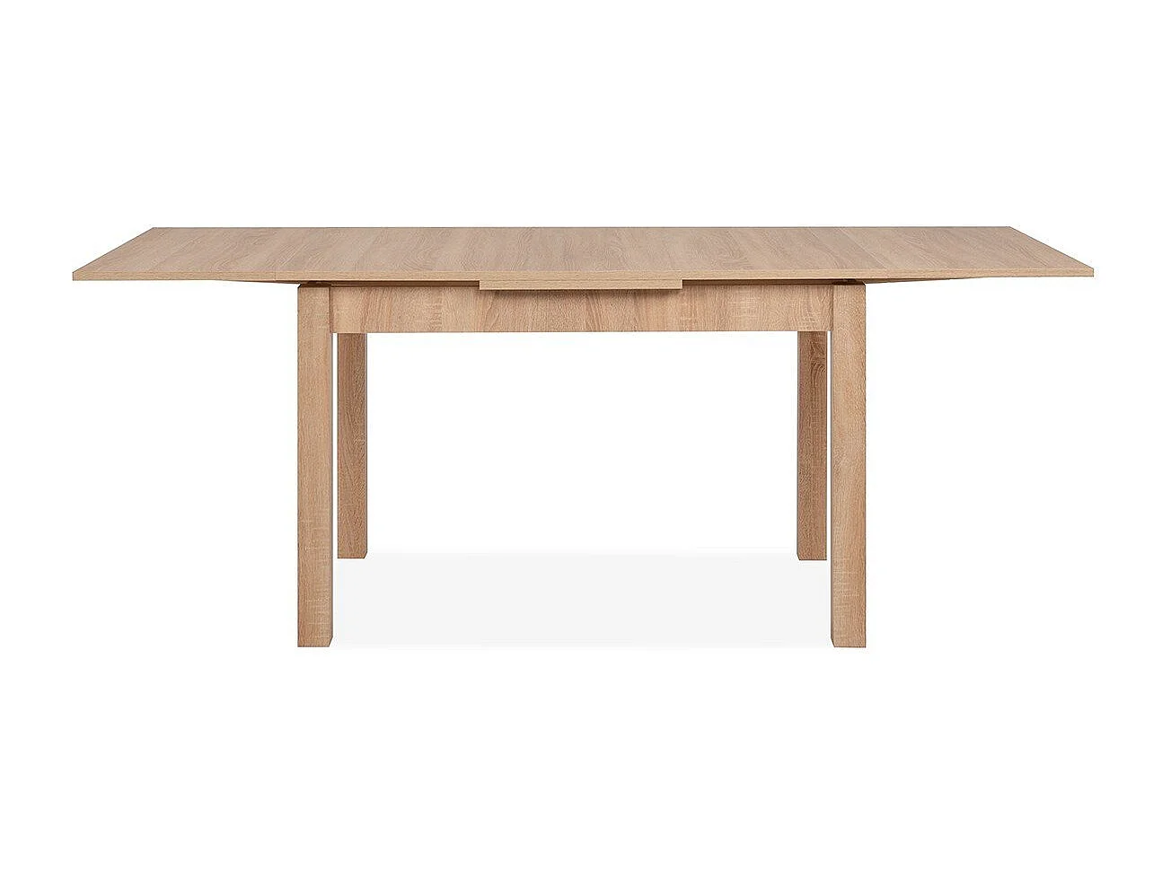 Table à manger extensible décor chêne sonoma L120-200 cm - LONGFORD
