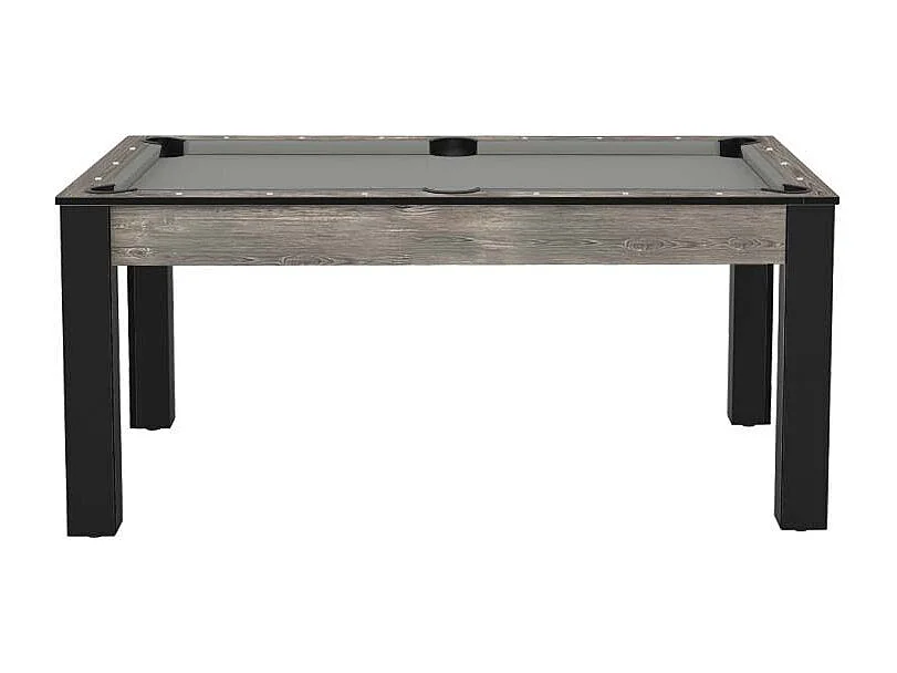 Table de Billard Convertible "Ohio" 185cm Gris