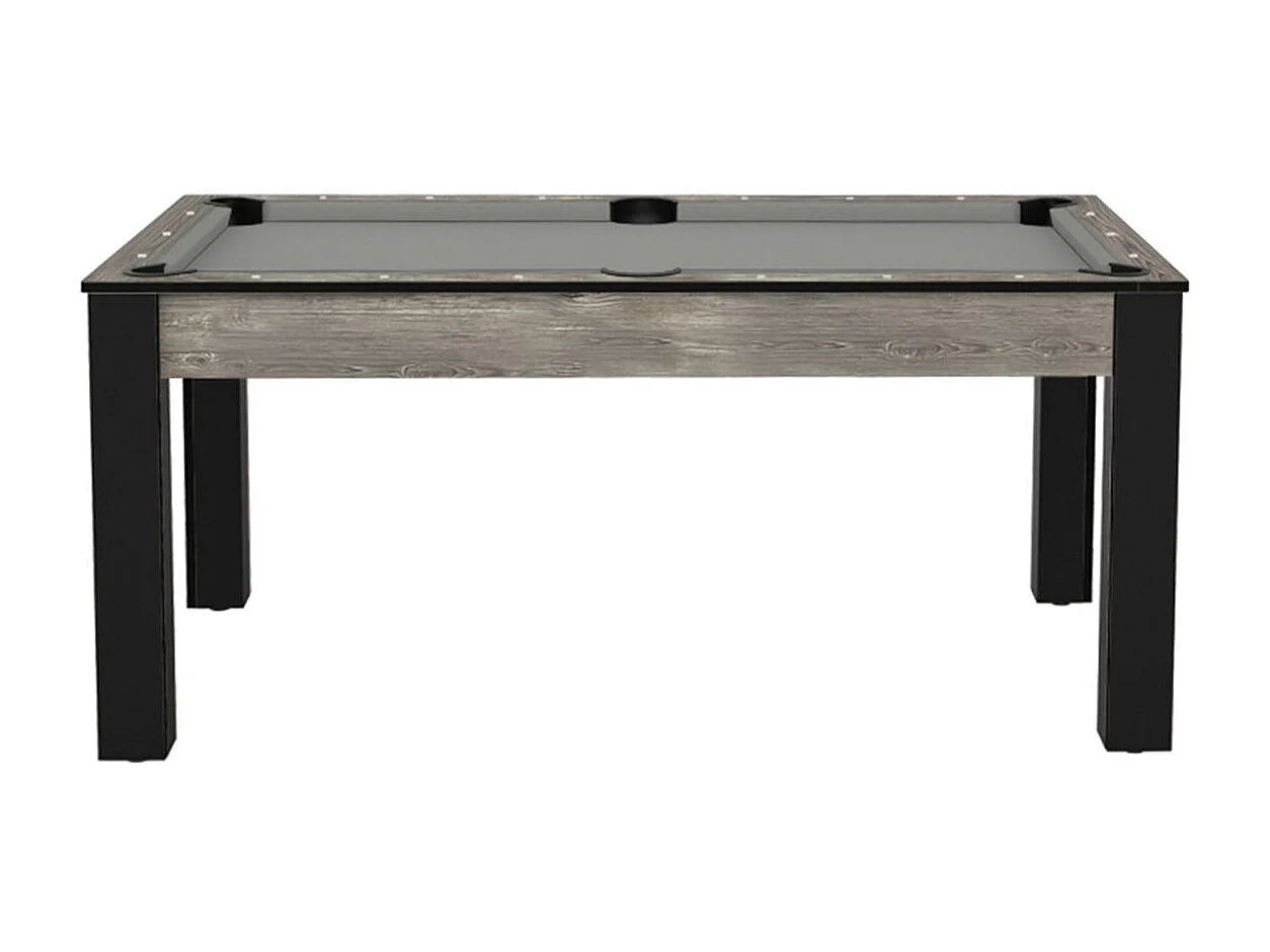 Table de Billard Convertible "Ohio" 185cm Gris