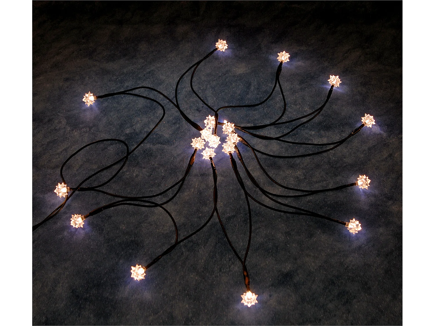 Guirlande diamant 20 led clignotantes