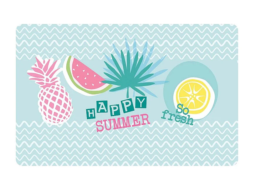 Set de Table "Happy Summer" 28x44cm Multicolore