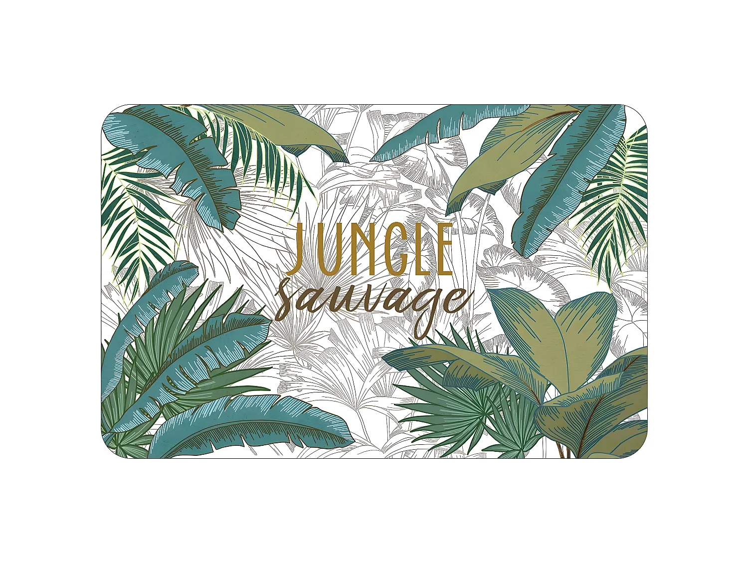 Set de tableopaque Jungle Sauvage