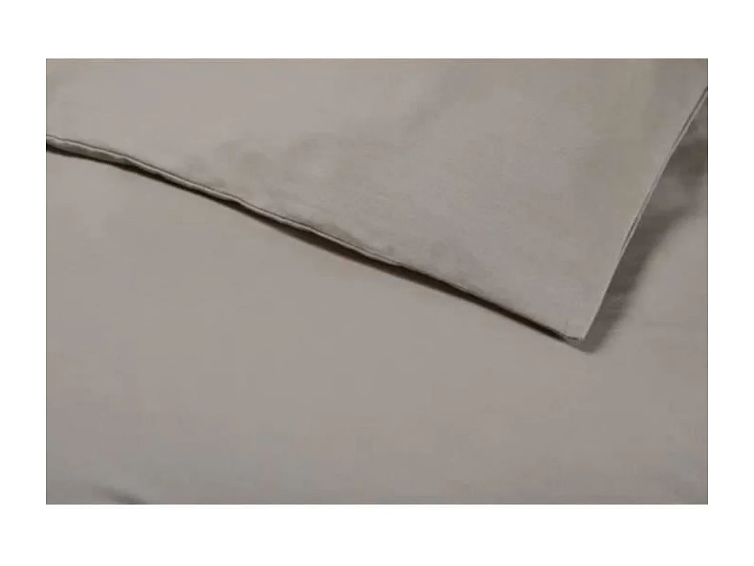 Funda nórdica - 240 x 220 cm - Algodón - Antibacteriano - Taupe