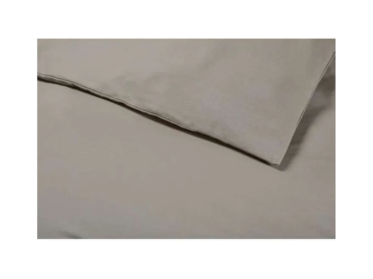 Dekbedovertrek - 240 x 220 cm - Katoen - Antibacterieel - Taupe